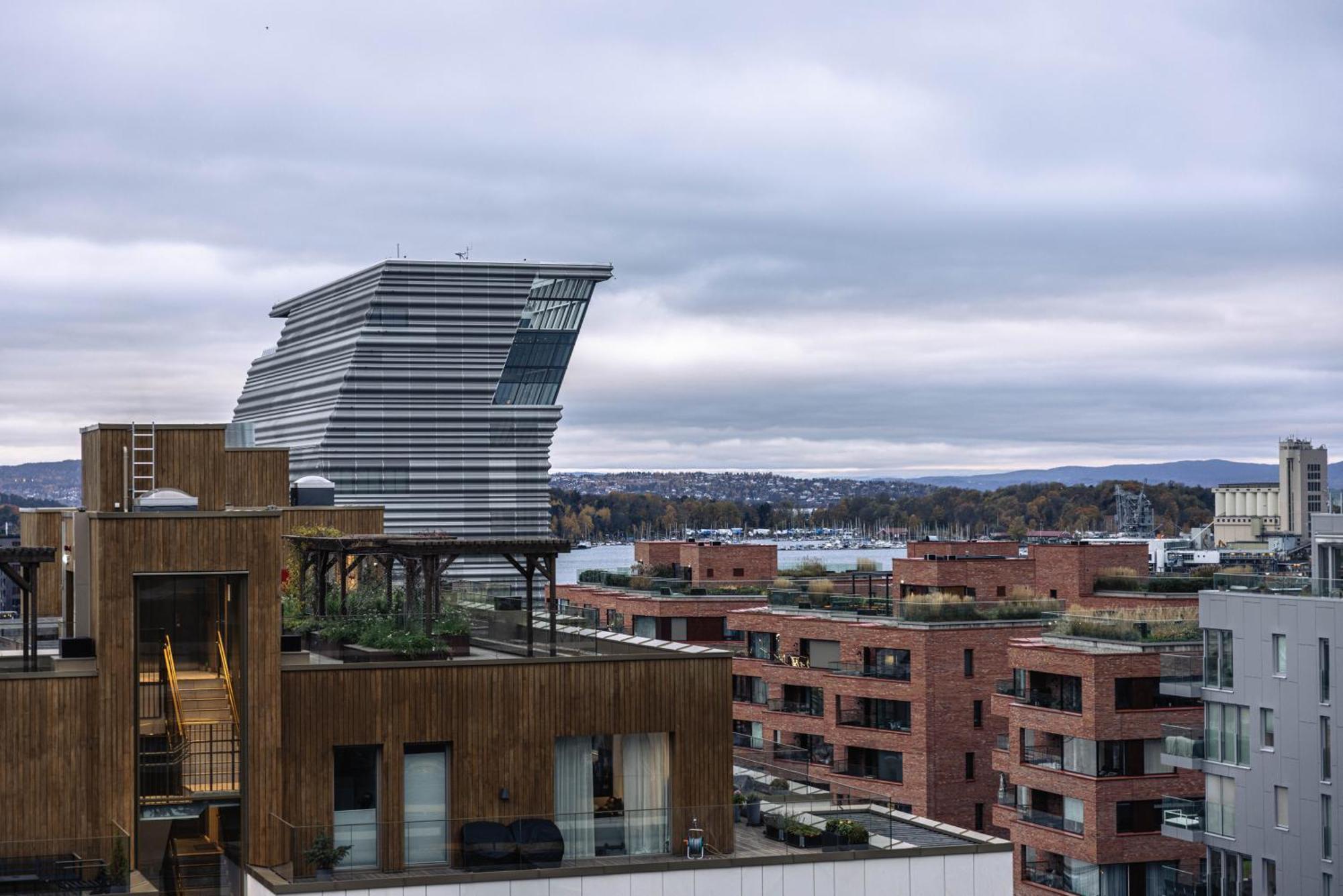 Spacious Modern 3Br Apartment At Central Oslo Barcode Екстер'єр фото